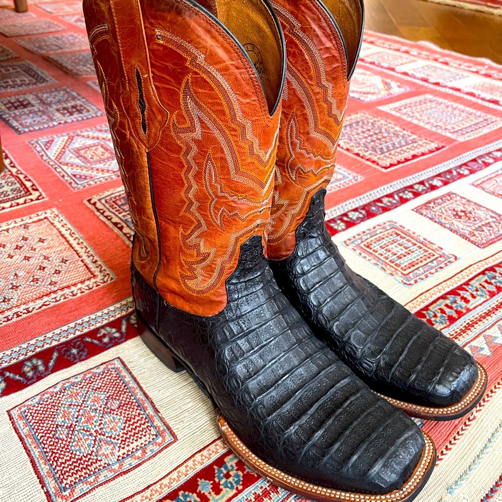 LUCCHESE® BOOTMAKER 
Caiman Crocodile Size 14 EE